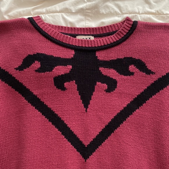 Vintage Oversized 80s/90s Mexx Knit Sweater 100% Cotton Size Large - Picture 4 of 11